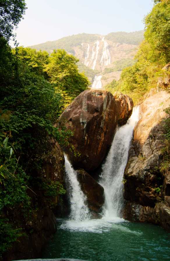 Baishuizai waterfall near Conghua