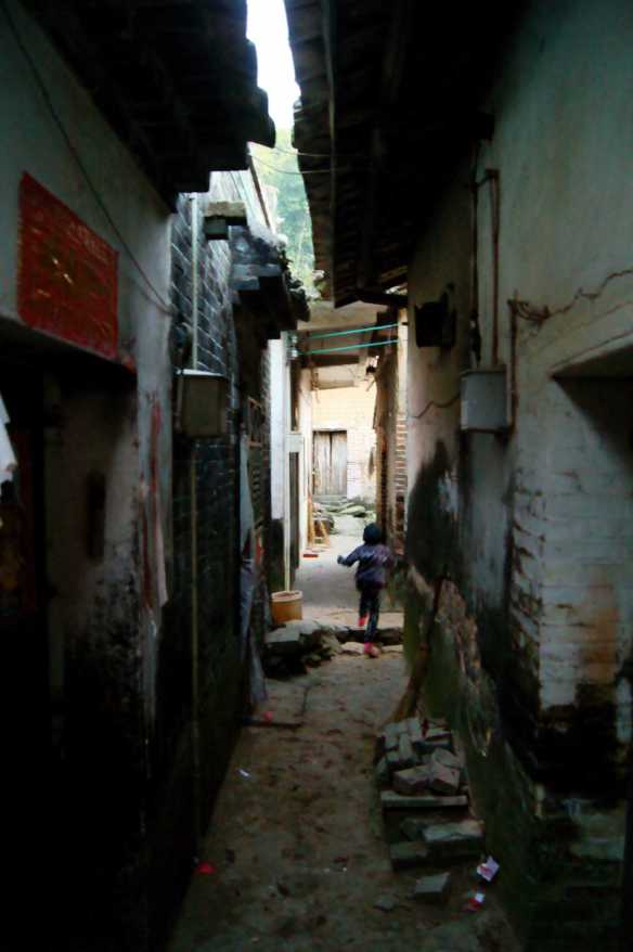Village backstreet near Zengcheng