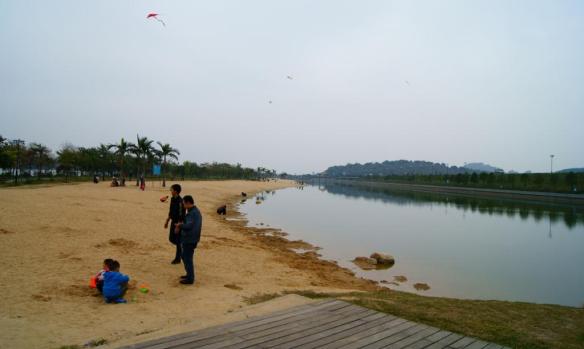 Zengcheng river artificial beach